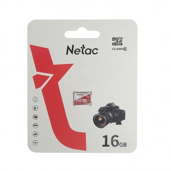 283 р. Карта памяти 16GB MicroSD class 10 NETAC NETAC nt02p500eco-016g-s  с доставкой в г. Кемерово. Увеличить фотографию 1