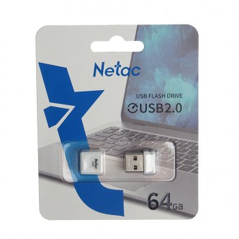 489 р. Карта памяти USB 64GB NETAC NETAC nt03u116n-064g-20wh  с доставкой в г. Кемерово. Увеличить фотографию 1