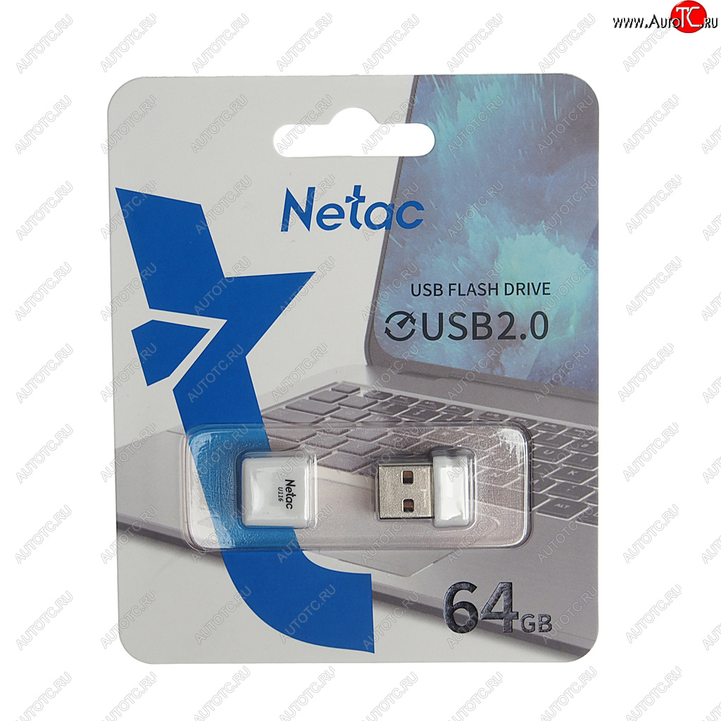 489 р. Карта памяти USB 64GB NETAC NETAC nt03u116n-064g-20wh  с доставкой в г. Кемерово