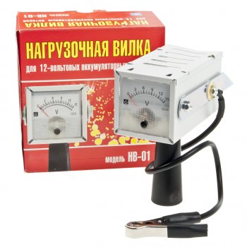 1 699 р. Вилка нагрузочная для измерения заряда АКБ 12V, емкость до 190Ач, ток нагрузки 100А ОРИОН ОРИОН нв-01  с доставкой в г. Кемерово. Увеличить фотографию 2