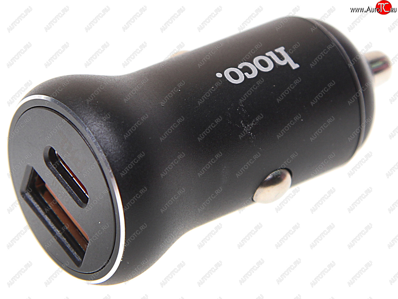 939 р. Устройство зарядное в прикуриватель 1USB + 1 Type C 12V HOCO HOCO nz5 black HOCO nz5 black  с доставкой в г. Кемерово