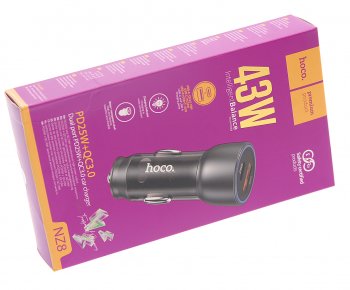 729 р. Устройство зарядное в прикуриватель 1USB + 1 Type C 12V HOCO HOCO nz8 brown HOCO nz8 brown  с доставкой в г. Кемерово. Увеличить фотографию 3