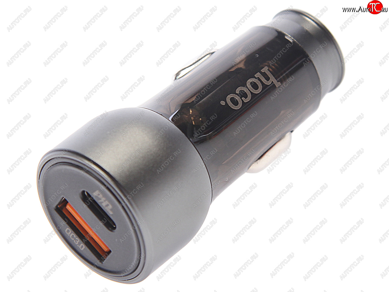 729 р. Устройство зарядное в прикуриватель 1USB + 1 Type C 12V HOCO HOCO nz8 brown HOCO nz8 brown  с доставкой в г. Кемерово