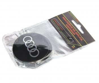 270 р. Эмблема диска колесного AUDI чер. (6см) металл комплект 4шт. MASHINOKOM MASHINOKOM nzd6 009  с доставкой в г. Кемерово. Увеличить фотографию 2