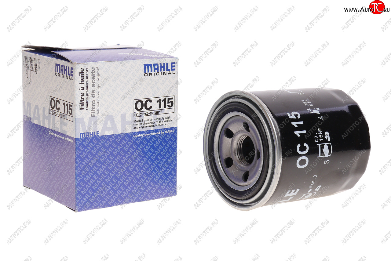 859 р. Фильтр масляный MITSUBISHI FORD ROVER MAHLE MAHLE oc115  с доставкой в г. Кемерово