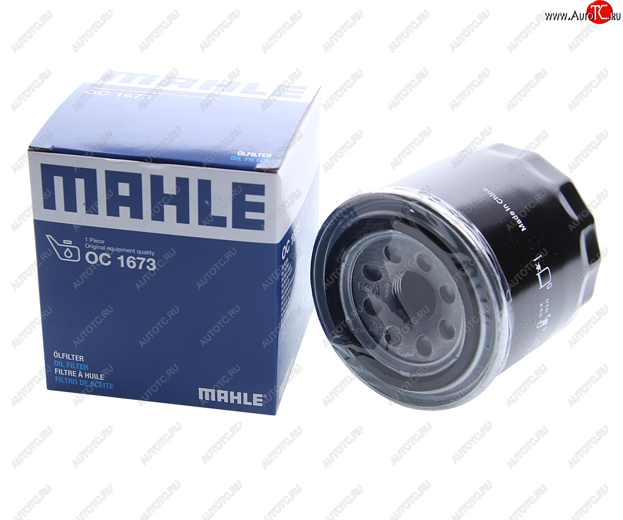 699 р. Фильтр масляный HYUNDAI i40,ix35,i20 KIA Rio (11-) MAHLE MAHLE oc1673  с доставкой в г. Кемерово