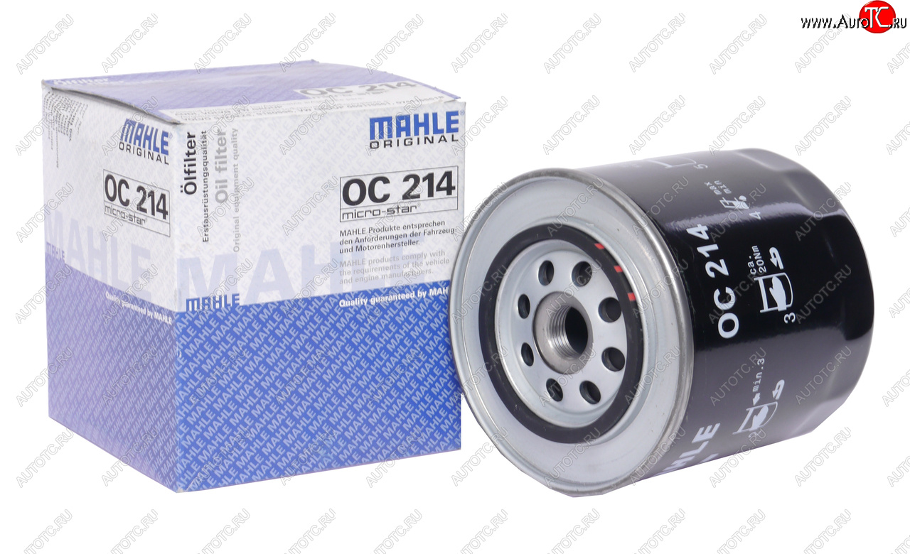 2 349 р. Фильтр масляный VW T4 (90-03) AUDI 100 (83-94) MAHLE MAHLE oc214  с доставкой в г. Кемерово