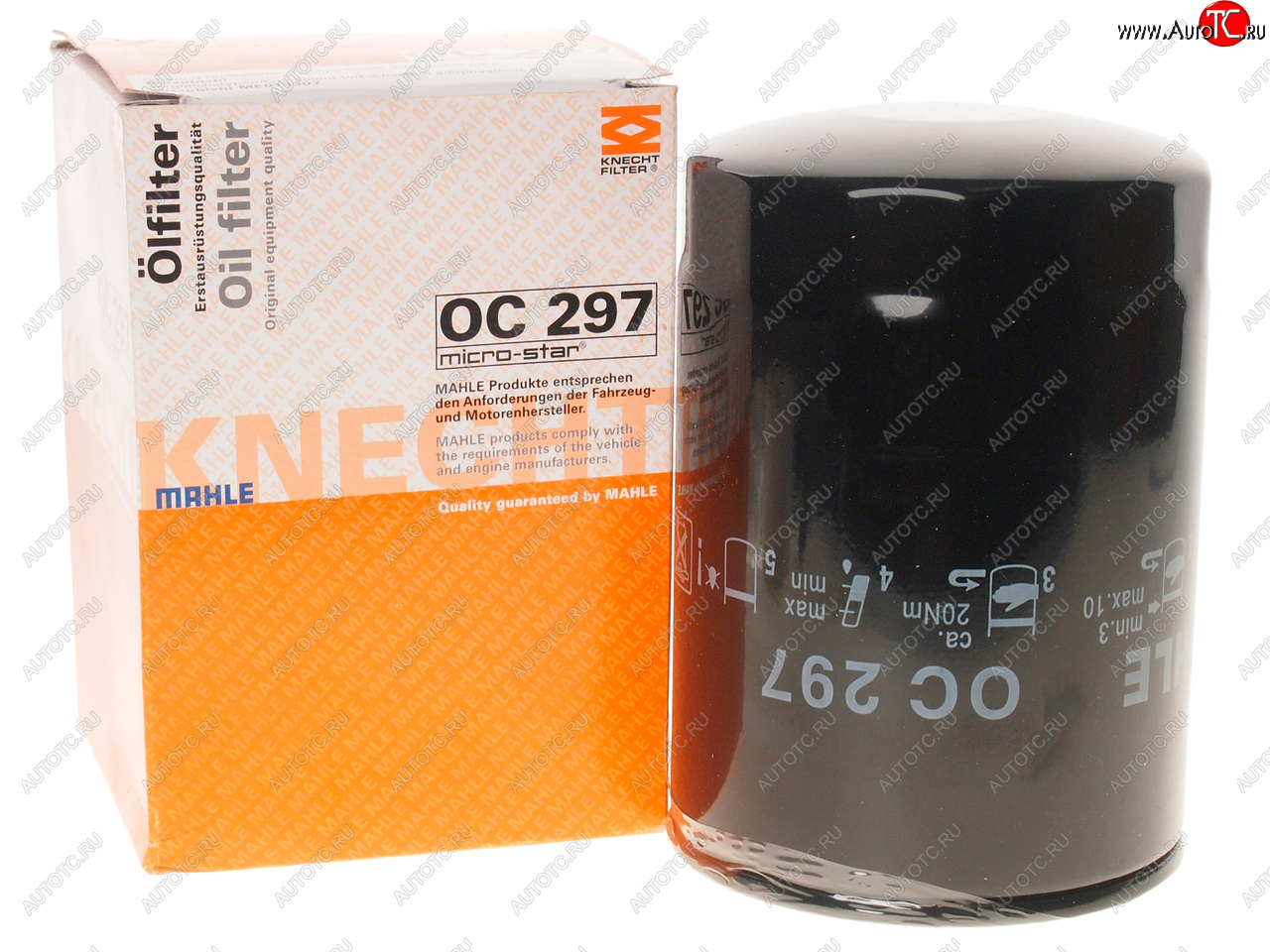 2 179 р. Фильтр масляный HYUNDAI HD65,72,78,County дв.D4ALDBDD MAHLE MAHLE oc297  с доставкой в г. Кемерово