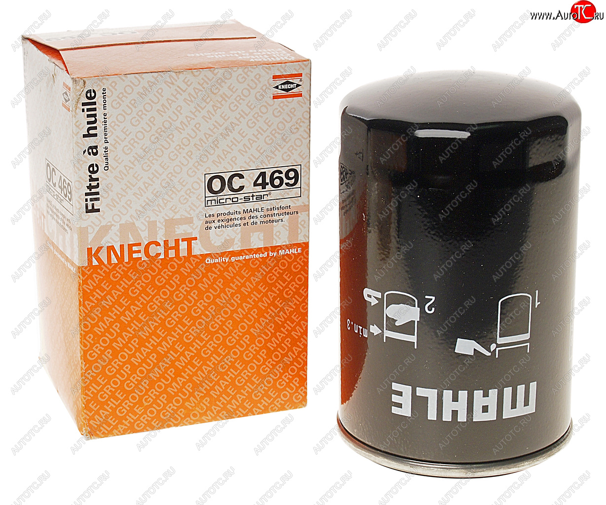 1 369 р. Фильтр масляный ROVER 75 (99-) (2.02.5) (V6) MAHLE MAHLE oc469  с доставкой в г. Кемерово
