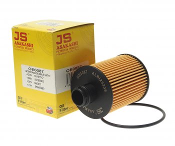 1 199 р. Фильтр масляный OPEL Astra J (09-),Insignia (08-),Zafira C (11-) (2.0) JS ASAKASHI JS ASAKASHI oe0087  с доставкой в г. Кемерово. Увеличить фотографию 1