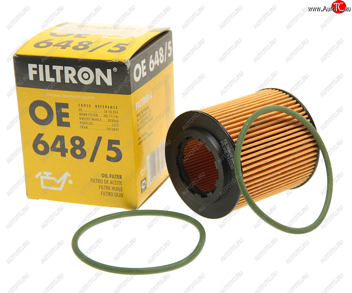 649 р. Фильтр масляный OPEL Astra H (04-) FILTRON FILTRON oe6485  с доставкой в г. Кемерово