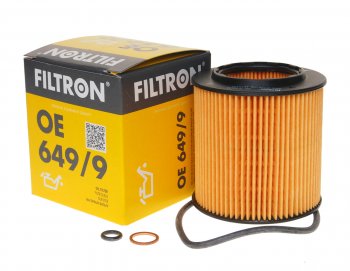 539 р. Фильтр масляный BMW 5 (E60),3 (E90),1 (E81),X3 (E83),X5 (E70),7 (E65),6 (E63) FILTRON FILTRON oe6499  с доставкой в г. Кемерово. Увеличить фотографию 1