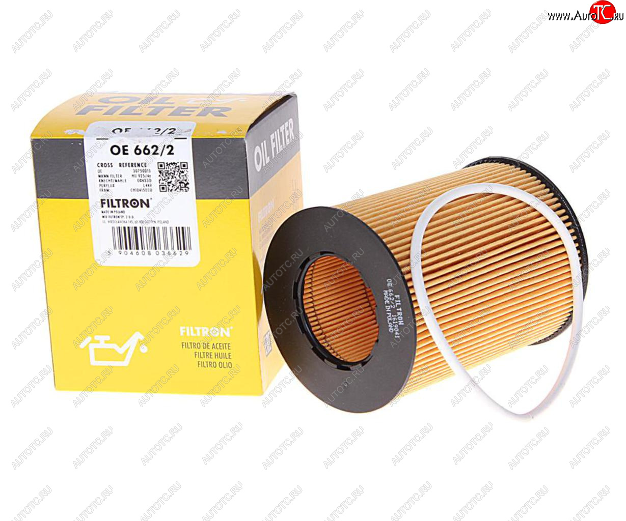 819 р. Фильтр масляный LAND ROVER Freelander (06-12) (3.2) VOLVO S80 (06-),XC70 (07-) (3.03.2) FILTRON FILTRON oe6622  с доставкой в г. Кемерово
