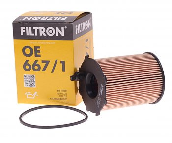 459 р. Фильтр масляный CITROEN Berlingo (05-),C3 (02-),C4 (04-),C5 (04-) FILTRON FILTRON oe6671  с доставкой в г. Кемерово. Увеличить фотографию 1