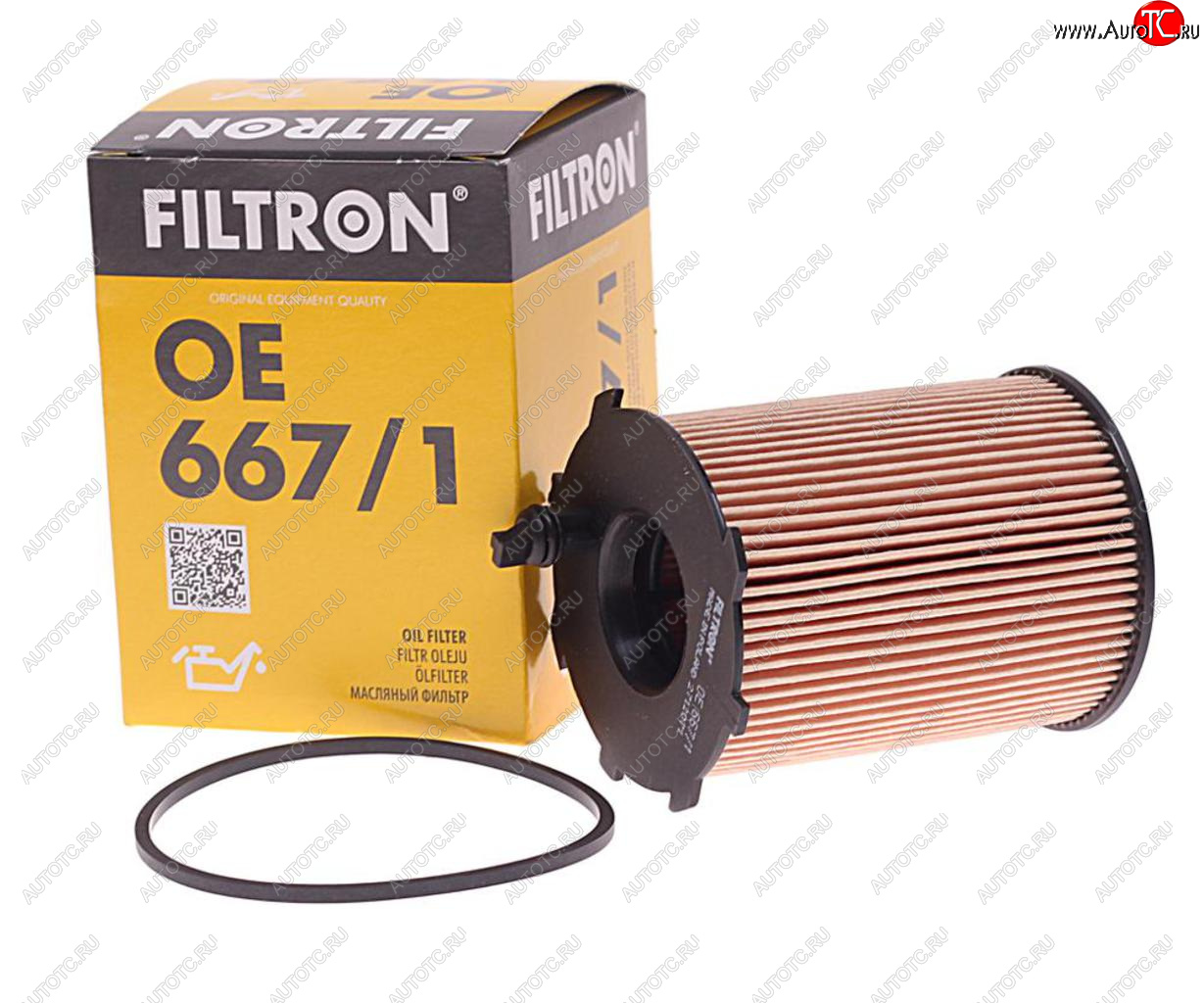 459 р. Фильтр масляный CITROEN Berlingo (05-),C3 (02-),C4 (04-),C5 (04-) FILTRON FILTRON oe6671  с доставкой в г. Кемерово