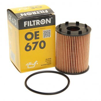 299 р. Фильтр масляный OPEL Astra H,Agila,Meriva,Corsa (03-) (D1.3 CDTI) FILTRON FILTRON oe670  с доставкой в г. Кемерово. Увеличить фотографию 2