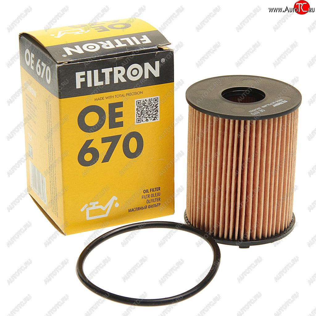 299 р. Фильтр масляный OPEL Astra H,Agila,Meriva,Corsa (03-) (D1.3 CDTI) FILTRON FILTRON oe670  с доставкой в г. Кемерово