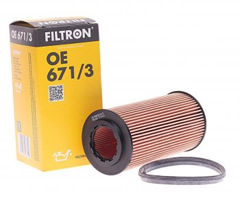 619 р. Фильтр масляный VW Jetta (05-) (2.0 TFSI2.5 FSI) AUDI SKODA Octavia (04-) (2.0 FSIRS) FILTRON FILTRON oe6713  с доставкой в г. Кемерово. Увеличить фотографию 1