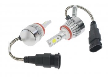 769 р. Лампа светодиодная 12V H11 PGJ19-2 2400LM 2шт. Standart OMEGALIGHT OMEGALIGHT olledh11st-2  с доставкой в г. Кемерово. Увеличить фотографию 1