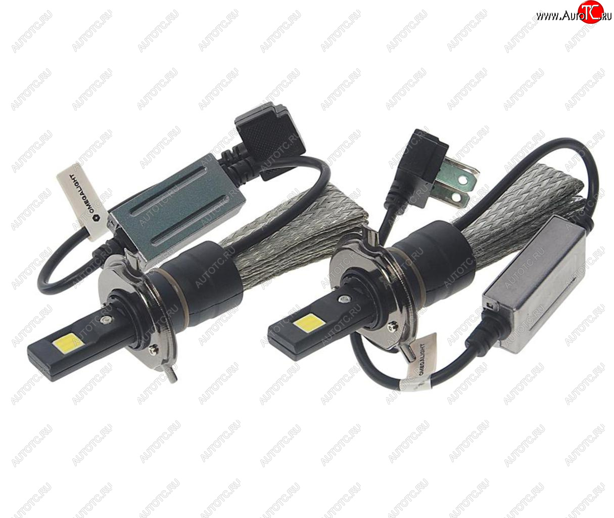 2 299 р. Лампа светодиодная 12V H4 P43t-38 3000Lm (2шт.) Aero OMEGALIGHT OMEGALIGHT olledh4aero-2  с доставкой в г. Кемерово