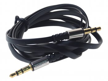 257 р. Кабель jack 3.5 1.2м черный OLMIO OLMIO olm-038642  с доставкой в г. Кемерово. Увеличить фотографию 1