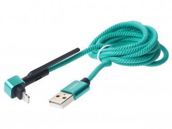 275 р. Кабель iPhone (5-) 1.2м зеленый OLMIO OLMIO olm-038648  с доставкой в г. Кемерово. Увеличить фотографию 1