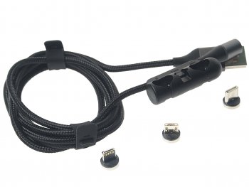 739 р. Кабель iPhone (5-)micro USBUSB Type C 1.2м OLMIO OLMIO olm-041662  с доставкой в г. Кемерово. Увеличить фотографию 2