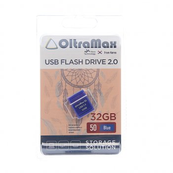 539 р. Карта памяти USB 32GB OLTRAMAX OLTRAMAX om-32gb-50-blue  с доставкой в г. Кемерово. Увеличить фотографию 1