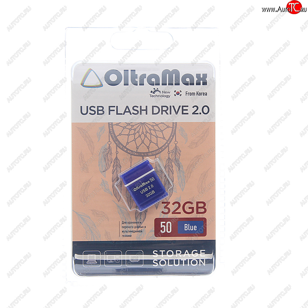 539 р. Карта памяти USB 32GB OLTRAMAX OLTRAMAX om-32gb-50-blue  с доставкой в г. Кемерово