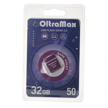 469 р. Карта памяти USB 32GB OLTRAMAX OLTRAMAX om-32gb-50-dark violet  с доставкой в г. Кемерово. Увеличить фотографию 1