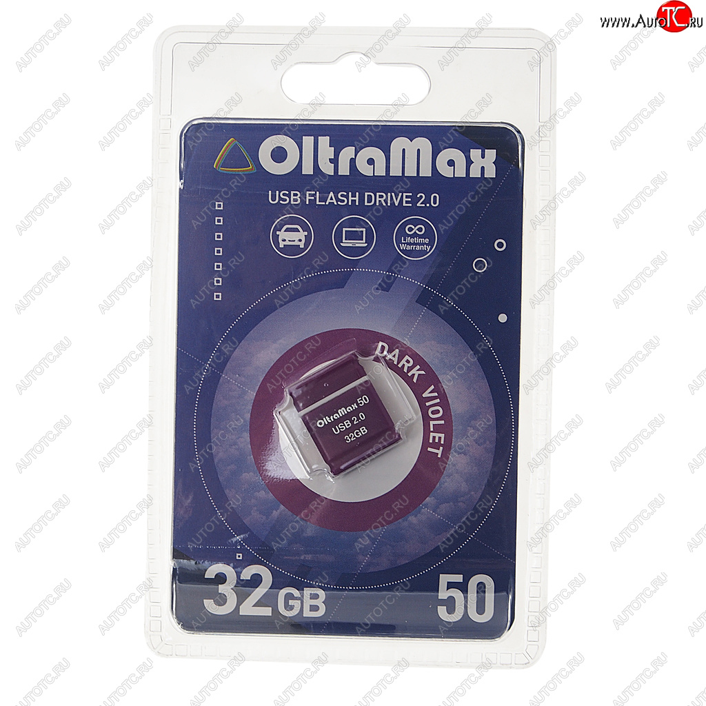 469 р. Карта памяти USB 32GB OLTRAMAX OLTRAMAX om-32gb-50-dark violet  с доставкой в г. Кемерово