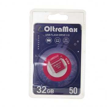 589 р. Карта памяти USB 32GB OLTRAMAX OLTRAMAX om-32gb-50-pink  с доставкой в г. Кемерово. Увеличить фотографию 1