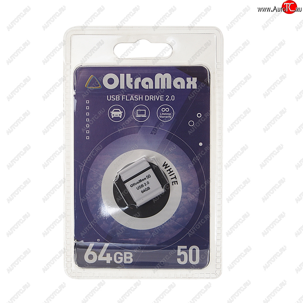 549 р. Карта памяти USB 64GB OLTRAMAX OLTRAMAX om-64gb-50-white  с доставкой в г. Кемерово
