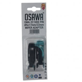 174 р. Адаптер щетки стеклоочистителя SIDE PIN 05x17мм05x22ммкомплект (2шт.) OSAWA OSAWA oma-22  с доставкой в г. Кемерово. Увеличить фотографию 1
