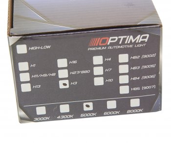469 р. Лампа ксеноновая H3 PK22s 5000K OPTIMA OPTIMA op-hid-h3-5  с доставкой в г. Кемерово. Увеличить фотографию 3