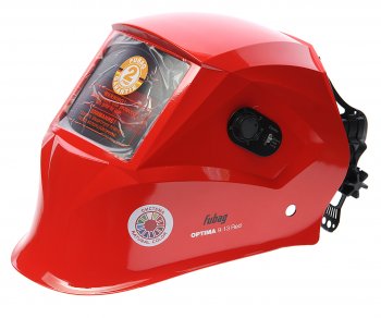5 449 р. Маска сварщика регулировка затемнения (хамелеон) FUBAG FUBAG optima 9.13 red  с доставкой в г. Кемерово. Увеличить фотографию 1