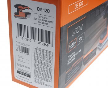 4 999 р. Машина виброшлифовальная 260Вт 230х93мм 12000колмин PATRIOT PATRIOT os 120  с доставкой в г. Кемерово. Увеличить фотографию 7