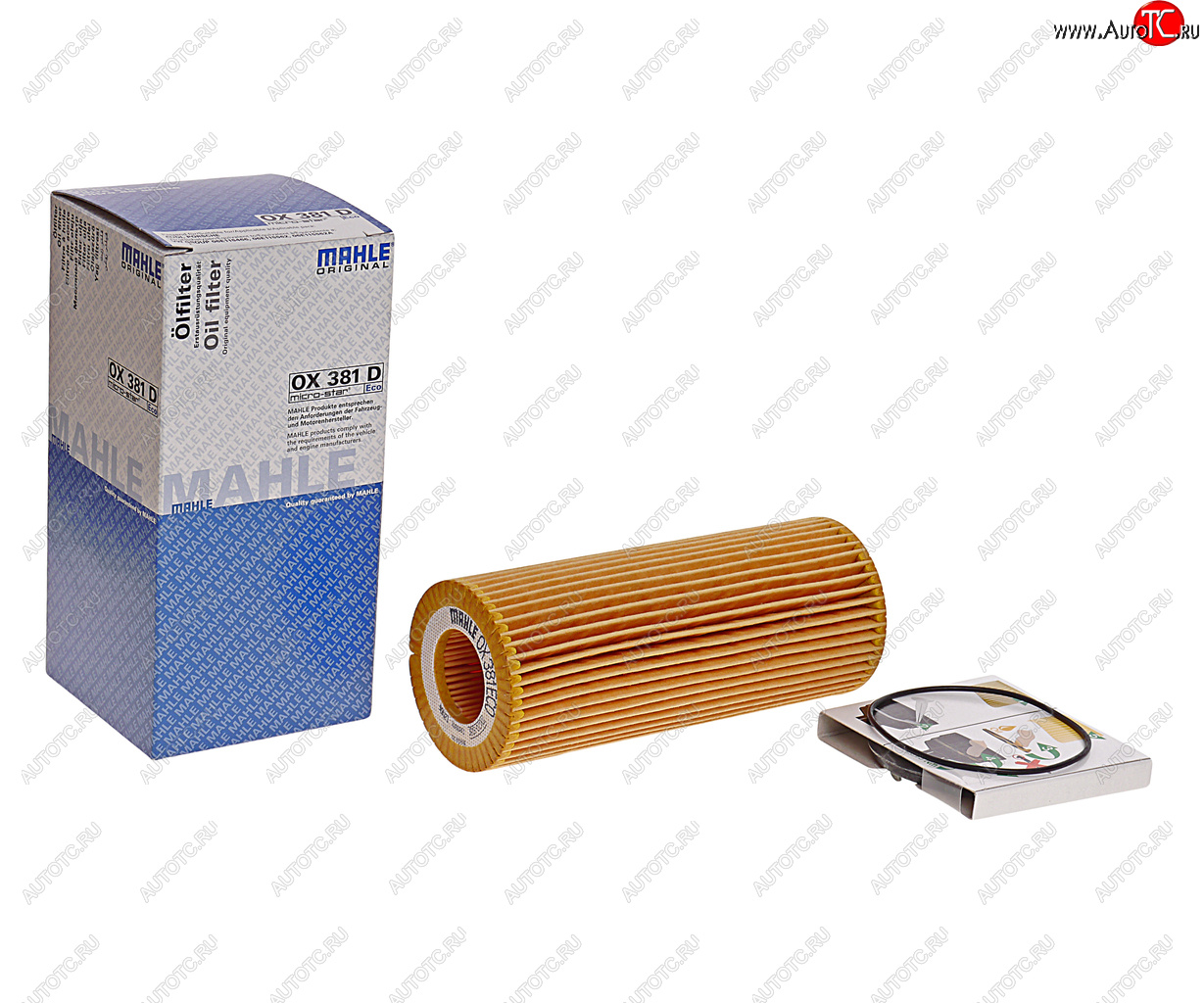 1 239 р. Фильтр масляный VW Touareg AUDI A4,A6,A8,Q5,Q7 (2.83.03.2 FSITFSI) MAHLE MAHLE ox381d  с доставкой в г. Кемерово