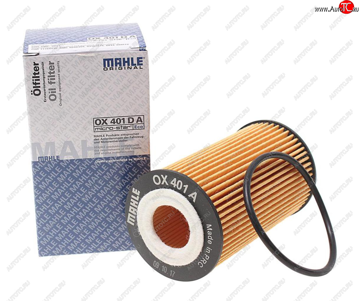 889 р. Фильтр масляный CHEVROLET Aveo (08-) OPEL Astra H,J (09-) (1.61.8) MAHLE MAHLE ox401da  с доставкой в г. Кемерово