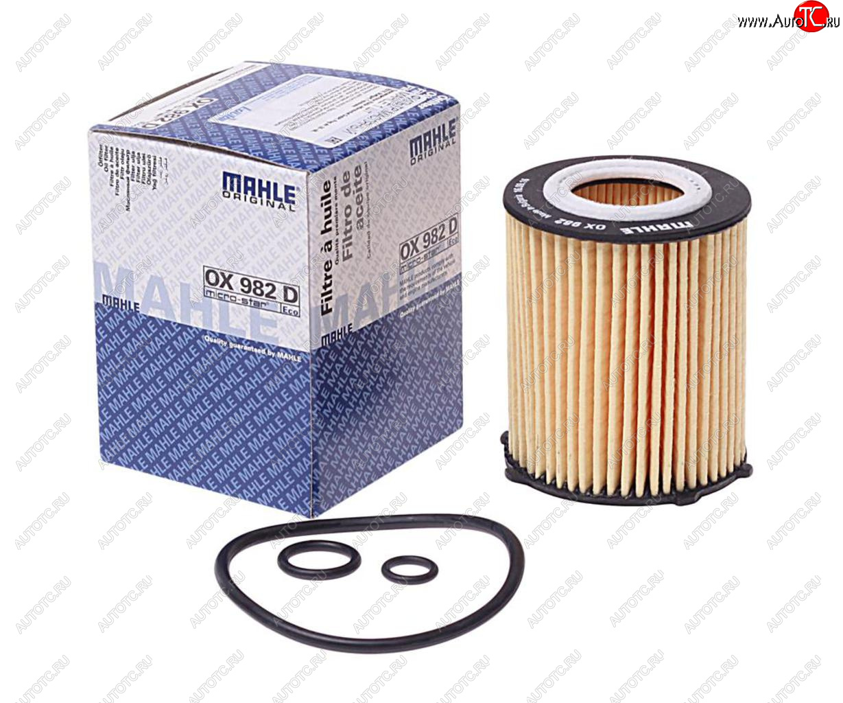 1 029 р. Фильтр масляный MERCEDES A (W176),B (W246),C (W204),CLA (C117) (M270M274) MAHLE MAHLE ox982d  с доставкой в г. Кемерово
