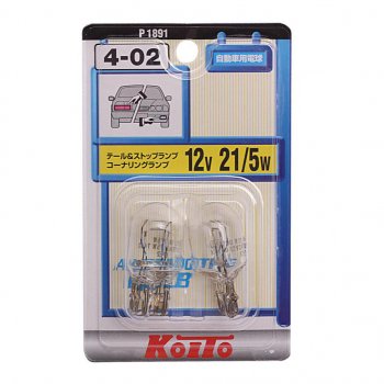 349 р. Лампа 12V W215W W3x16q блистер (2шт.) KOITO KOITO p1891  с доставкой в г. Кемерово. Увеличить фотографию 1