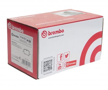 5 999 р. Колодки тормозные задние (4шт.) BREMBO Land Rover Range Rover 5 L460 (2021-2025)  с доставкой в г. Кемерово. Увеличить фотографию 2