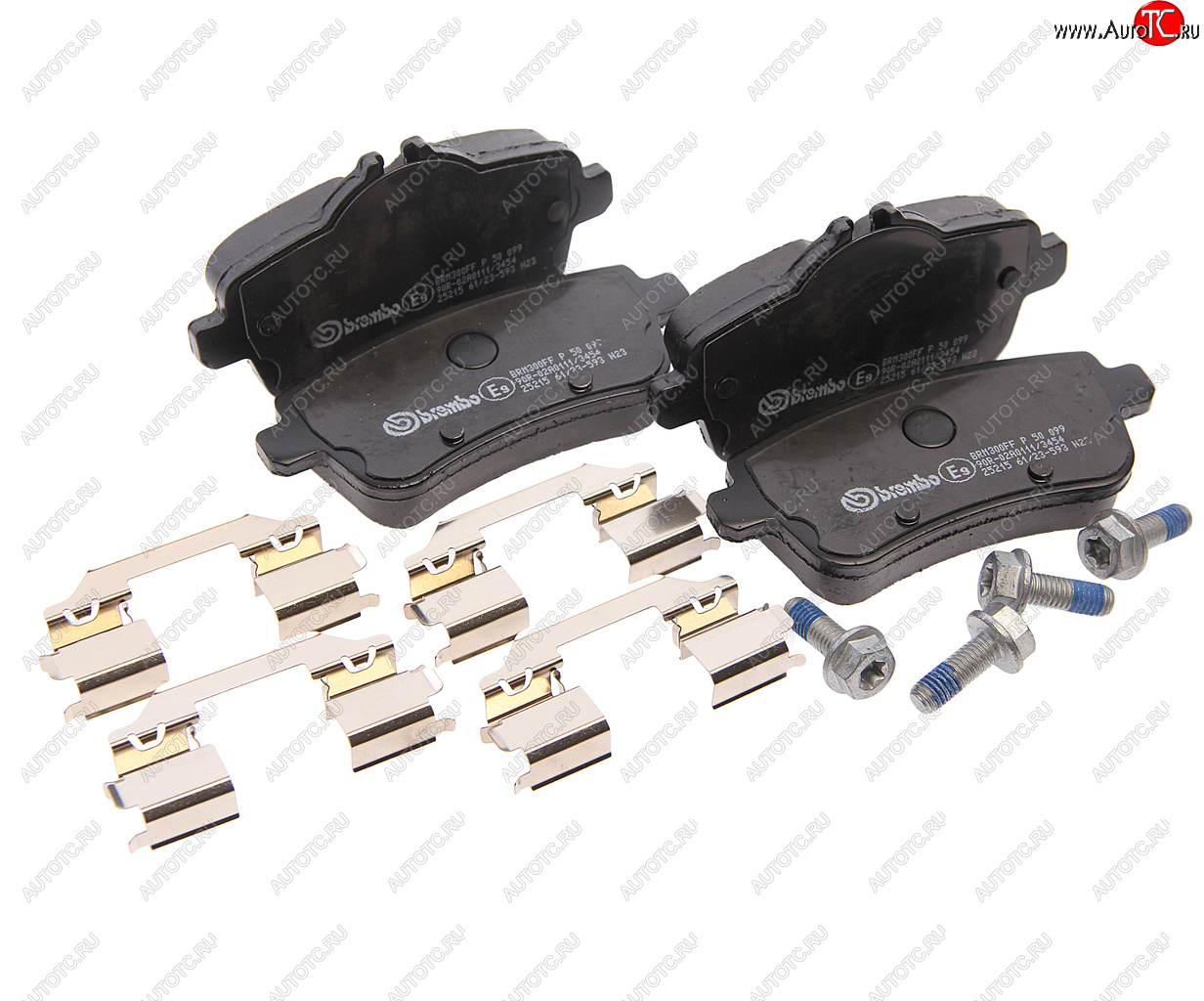 4 999 р. Колодки тормозные задние (4шт.) BREMBO Mercedes-Benz ML class W166 (2011-2015)  с доставкой в г. Кемерово