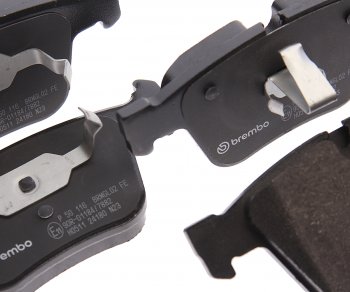 11 649 р. Колодки тормозные задние (4шт.) BREMBO Mercedes-Benz S class W221 (2006-2013)  с доставкой в г. Кемерово. Увеличить фотографию 2