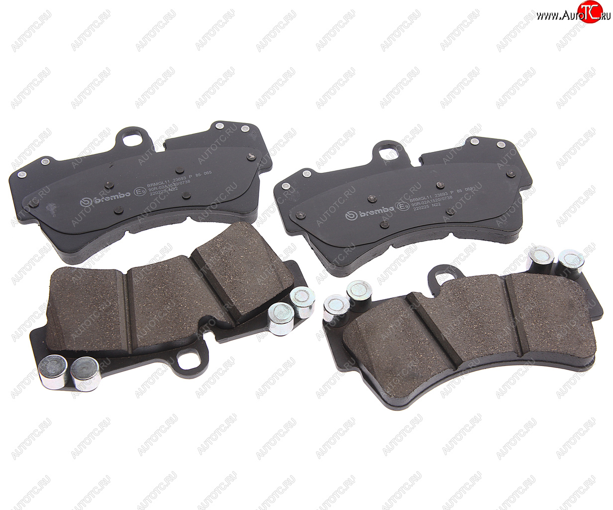9 549 р. Колодки тормозные передние (4шт.) BREMBO Volkswagen Touareg CR (2018-2025)  с доставкой в г. Кемерово