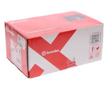 16 349 р. Колодки тормозные передние с датчиком (4шт.) BREMBO Volkswagen Passat B7 универсал (2010-2015)  с доставкой в г. Кемерово. Увеличить фотографию 3