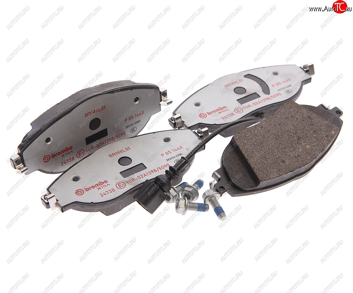 16 349 р. Колодки тормозные передние с датчиком (4шт.) BREMBO Volkswagen Passat B7 универсал (2010-2015)  с доставкой в г. Кемерово