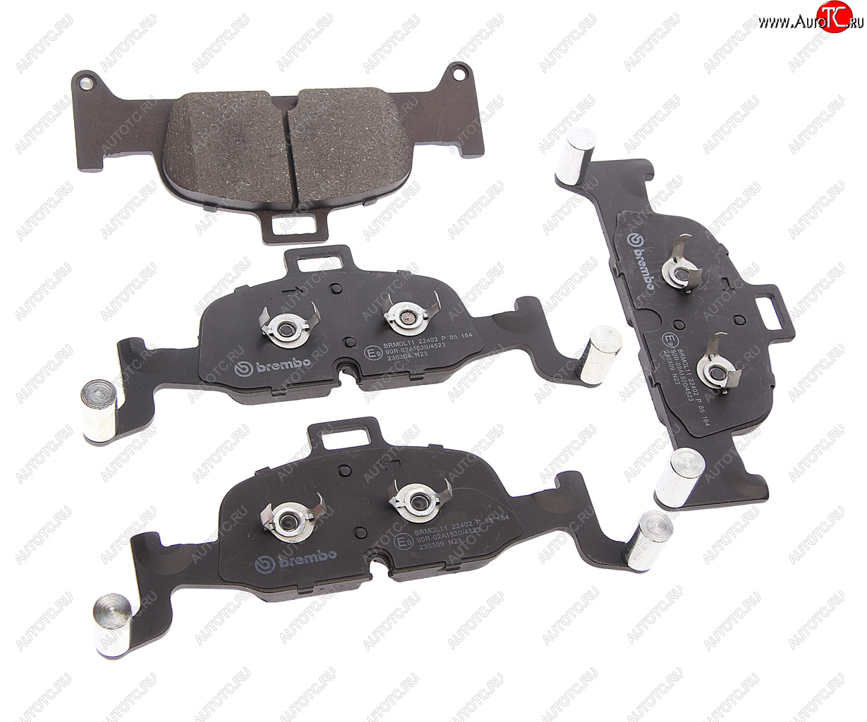 13 449 р. Колодки тормозные передние (4шт.) BREMBO Audi Q5 FY дорестайлинг (2017-2020)  с доставкой в г. Кемерово