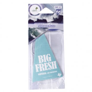 89 р. Ароматизатор подвесной пластина (морская волна) Big Fresh FKVJP FKVJP pabf-127  с доставкой в г. Кемерово. Увеличить фотографию 1