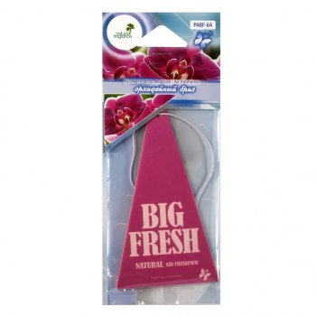 101 р. Ароматизатор подвесной пластина (орхидейный бриз) Big Fresh FKVJP FKVJP pabf-64  с доставкой в г. Кемерово. Увеличить фотографию 1